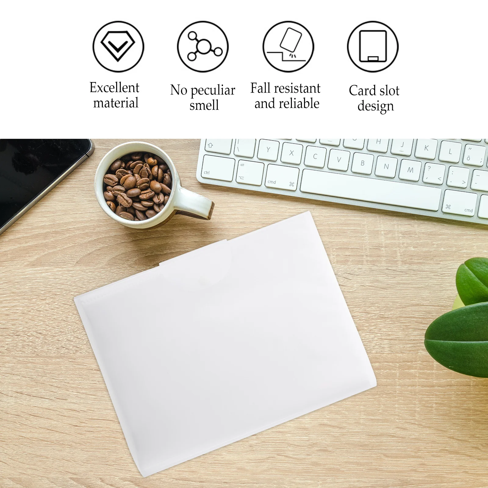 

Student File Folders Test Paper Storage Bag Pocket for School Office White Plastic Supply Organizer