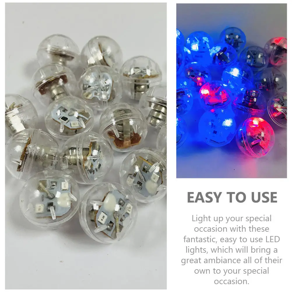 

15 Pcs Glow in Dark Bouncy Balls Balloons Bath LED for Kids Flashing Bouncing Toy Halloween Glowing