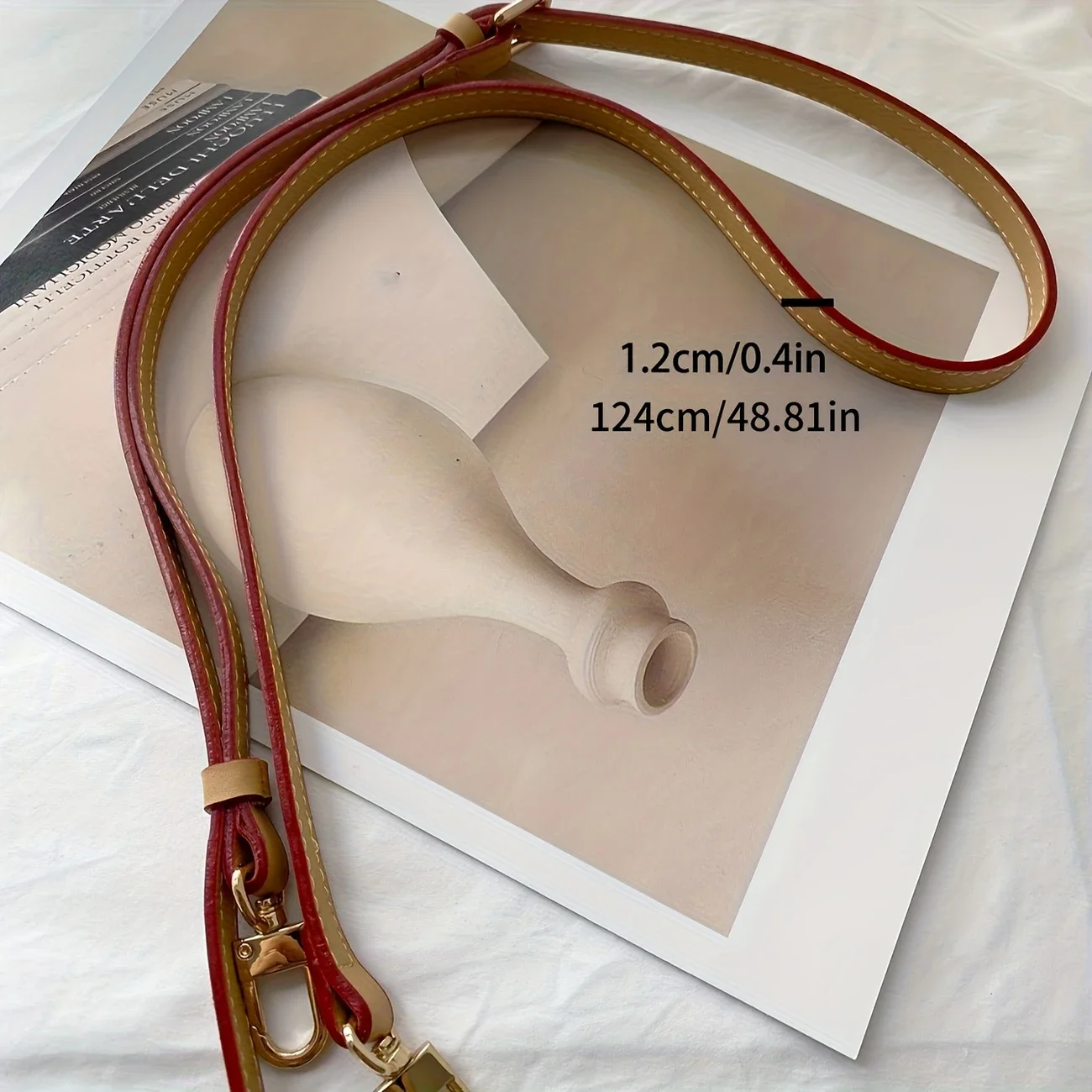 1 Buah Tali Bahu Pengganti Tas Sapi Imitasi Klasik Warna Solid Dapat Disesuaikan, Aksesori Perjalanan; Perlengkapan Perjalanan