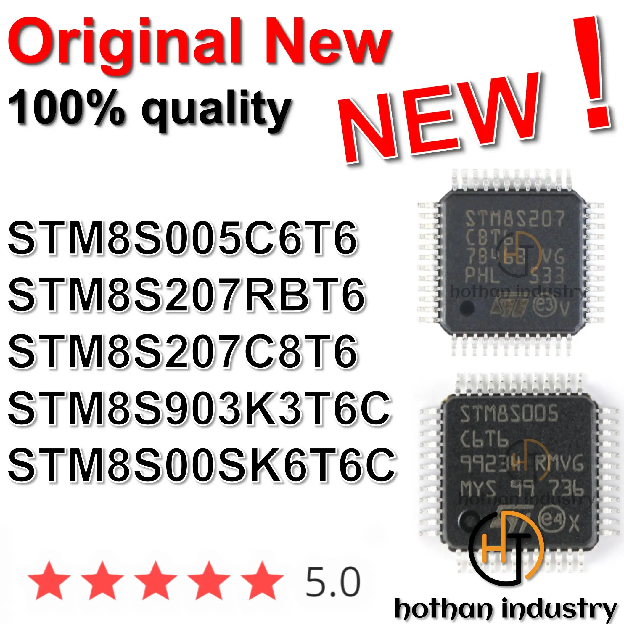 (1pcs)STM8S903K3T6C STM8S005K6T6C STM8S207C8T6 STM8S005C6T6 STM8S207RBT6 STM8S005C6T6 High Quality  New