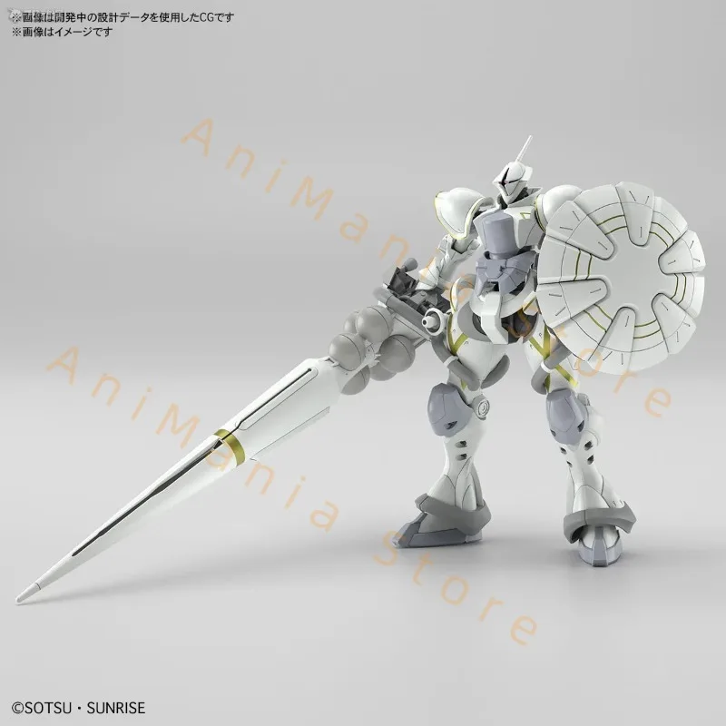 Bandai HG 1/144 HGUC Gundam XAVIER S GYAN HAKUJI Paket Model Kit Anime Fighter Perakitan Model Anime Action Figure Hadiah Mainan