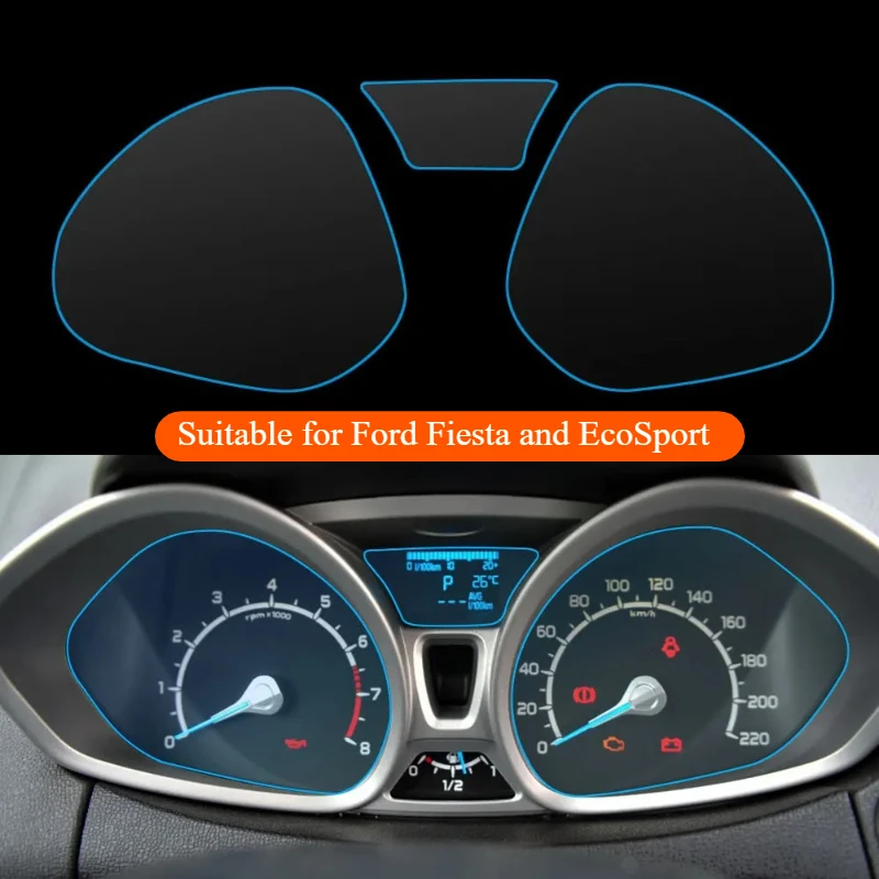 

Подходит для Ford Fiesta, пленки для инструментов Yibo General, закаленной пленки для экрана приборов, внутренняя пленка из ТПУ