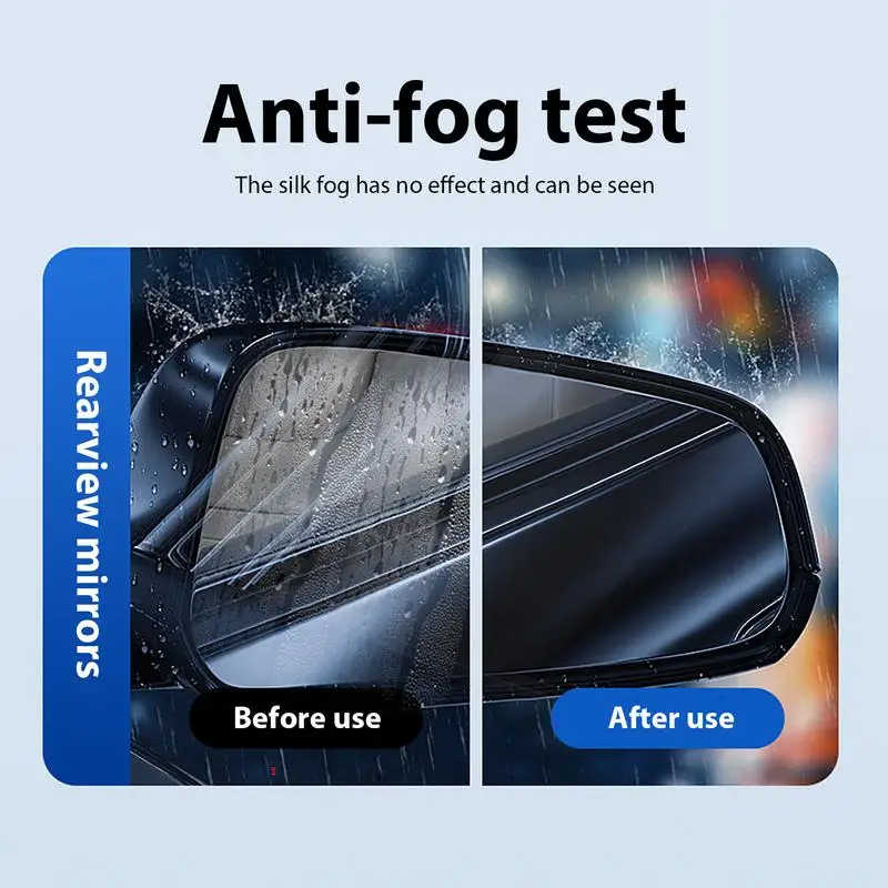 Spray antivaho para coche, limpiador antivaho de vidrio, agente de recubrimiento antivaho a prueba de lluvia, limpiador de