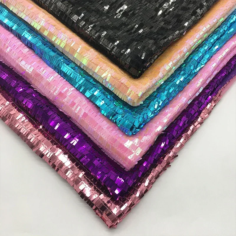 

22-цветная блестящая ткань с блестками, серебряная переливающаяся двусторонняя ткань для костюма «сделай сам», материал для платья, продается на метр для рукоделия