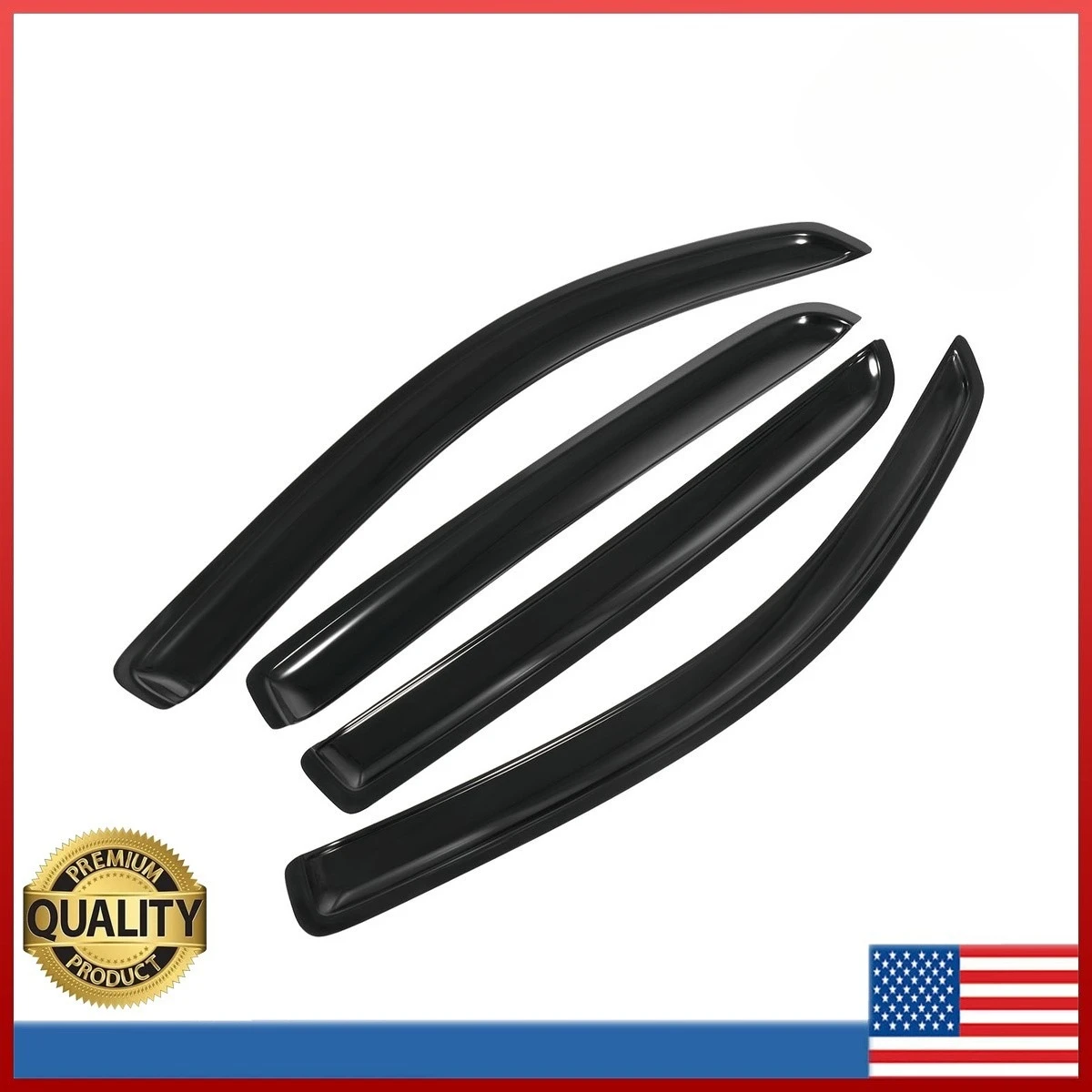 

Для Toyota Tacoma Double Cab 2016-2023 гг. Ветровики на окна (внутренние), 4 шт.