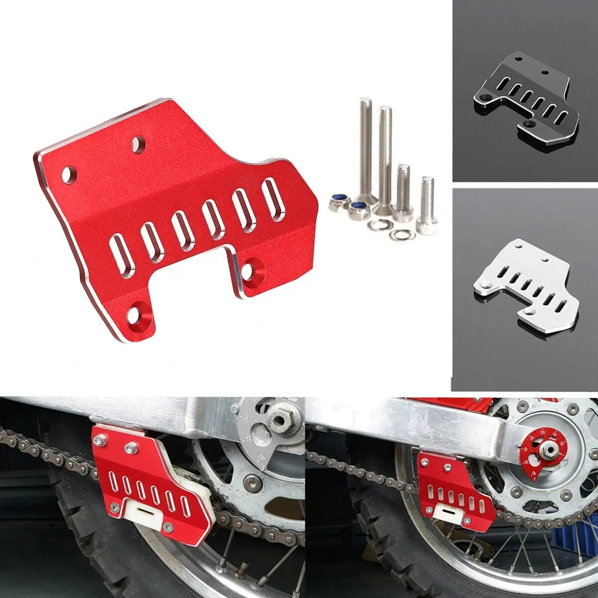 

3D Engrave REAR BACK DRIVE CHAIN GUARD GUIDE COVER For Honda XR650L 1993-2024 XR 650 L