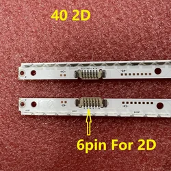 LED Strip(2)For Samsung UE40ES5550 UE40ES5537K UN40ES6100 UN40ES6100G UE40ES5507 UE40ES5500W UE40ES6100 UE40ES6710U 2012SVS40 2D