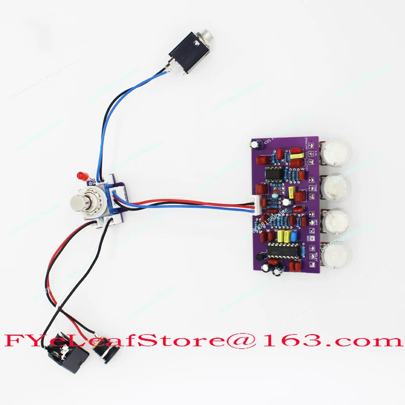 DIY Electric Guitar Monolithic Effects Faux Echo Duplicate Delay Circuit Board