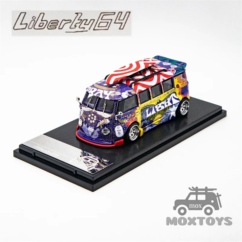 Liberty64 1:64 T1 minibus Kombi Woodstock Limited599 Diecast Model Car