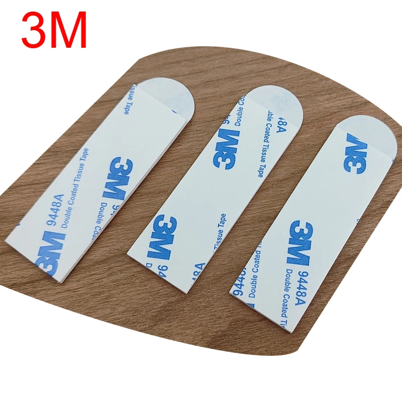 20pcs 2mm Thick, 20x60mm Double Adhesive Mount Foam Sealant, Sticky Crash Pads Gasket for Photo Frame, Holder Hook w/ Remove Tab