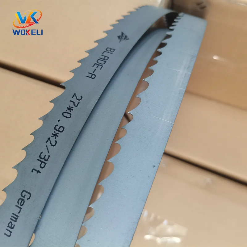 5PC 4950x34x1.1 M42 Bimetal Band Saw Blades M51 Bi-metal Bandsaw Blades Wood Sawmill Blades For Steel Pipe Cutting Hardwood Cut