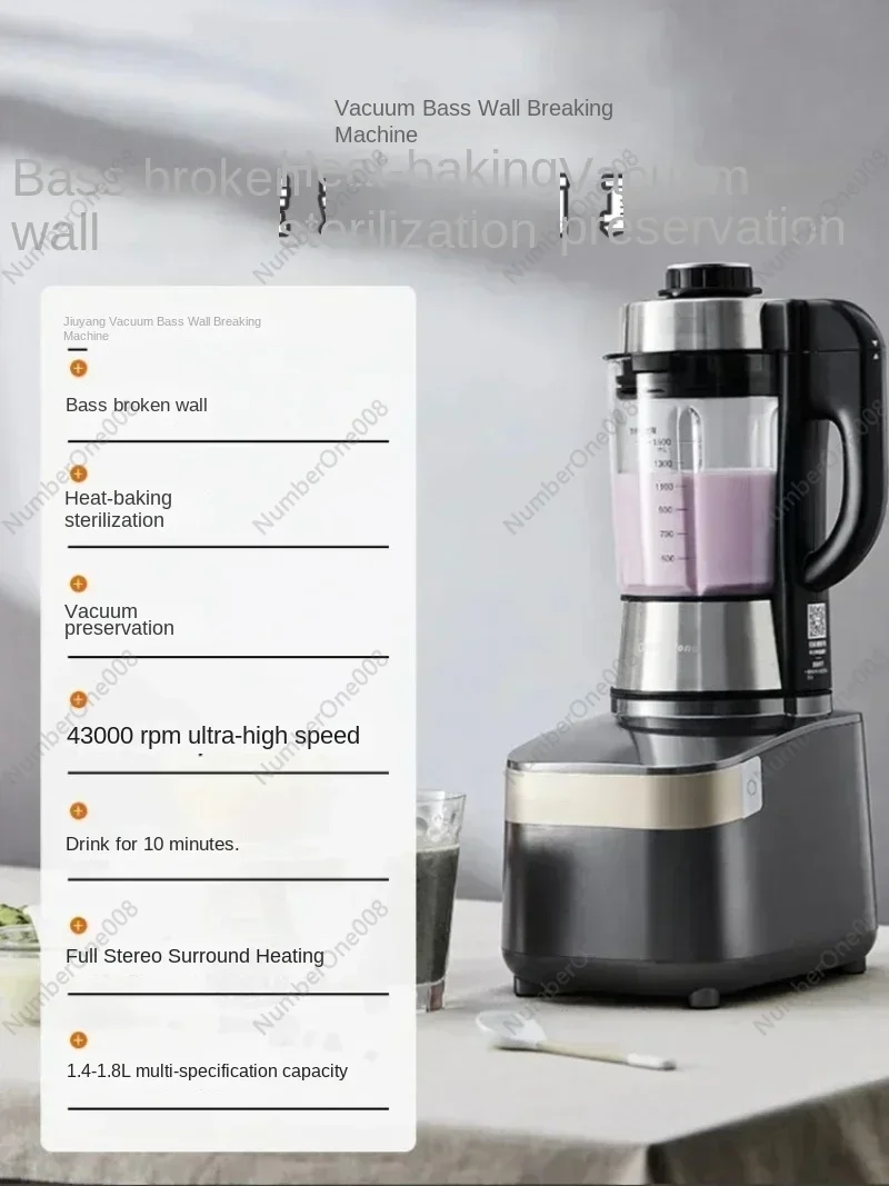 Multifunction Blender Machine Kitchen Food Processor Automatic Vacuum Juice Extractor Hand Heating Function Electric