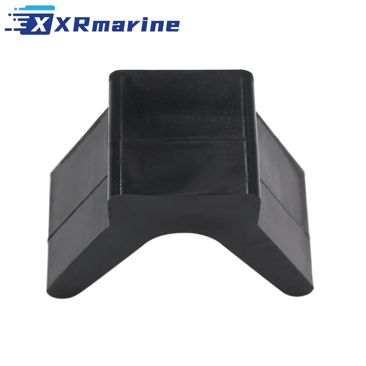 2 Inch Mounting Width Boat Trailer Black Molded Rubber V Bow Stop