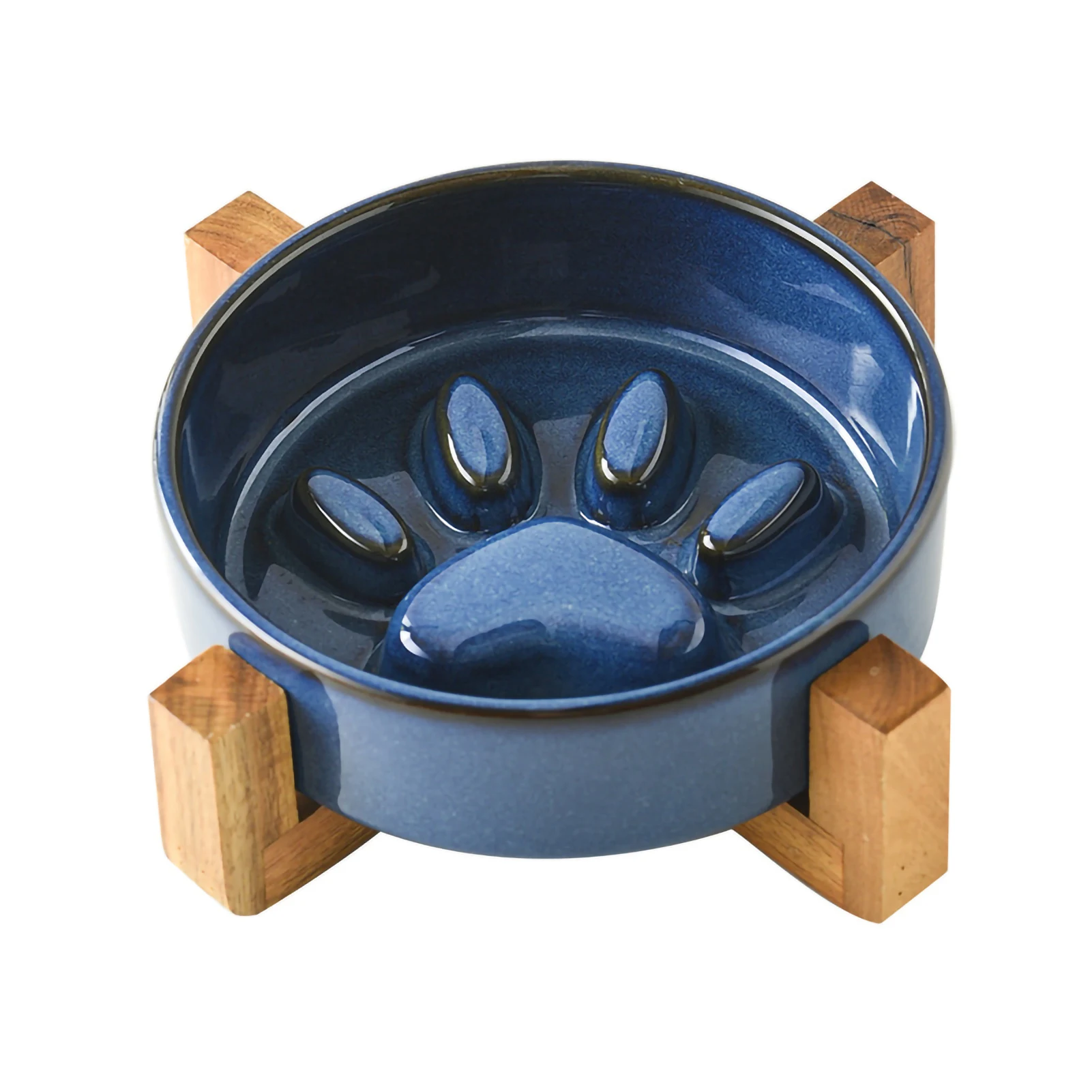 New Slow Food Bowl Ceramic Food Bowl for Dogs and Cats Slow Food Bowl Pet Supplies Anti Knock Anti Choke Feeder