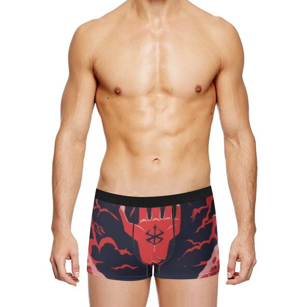 Berserk-Boxer respirant pour homme, sous-vêtement masculin