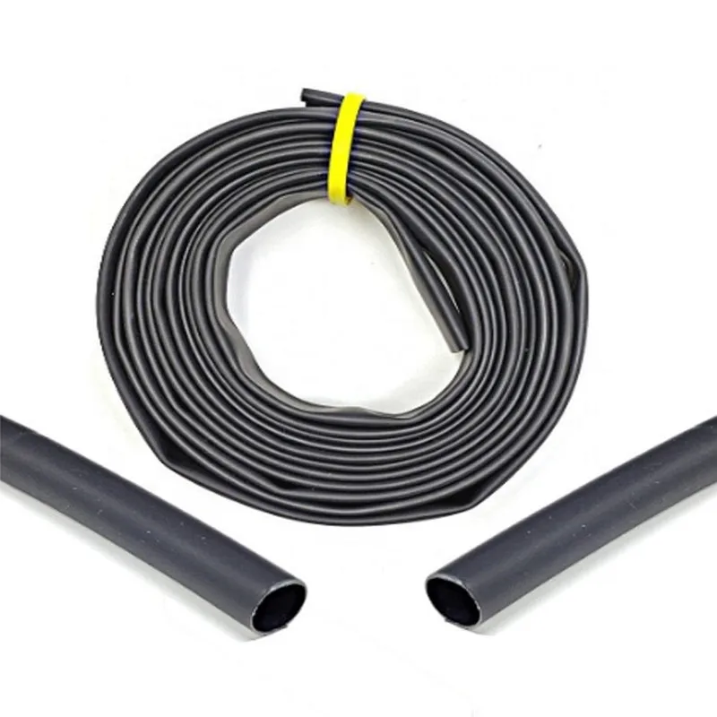 1/5/10/25M 2:1 Black 1 2 3 5 6 8 10mm Diameter Heat Shrink Heatshrink Tubing Tube Sleeving Wrap Wire Sell DIY Connector Repair