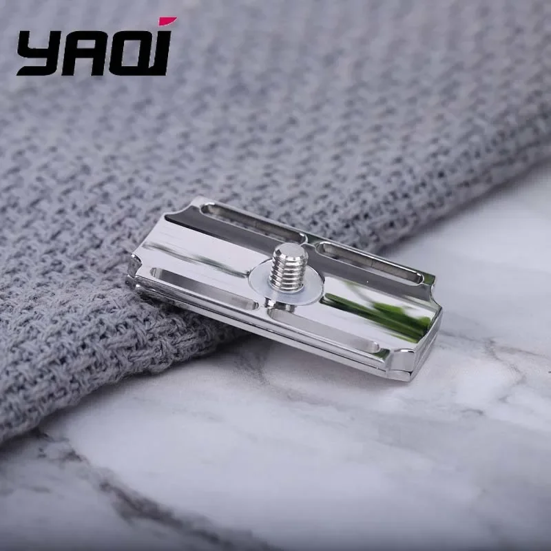 Yaqi Vostok 90SB Straight Razor Safety Razor Head 316 Stainless Steel Polished 0.90mm Blade Gap Men's Shaving Accessory