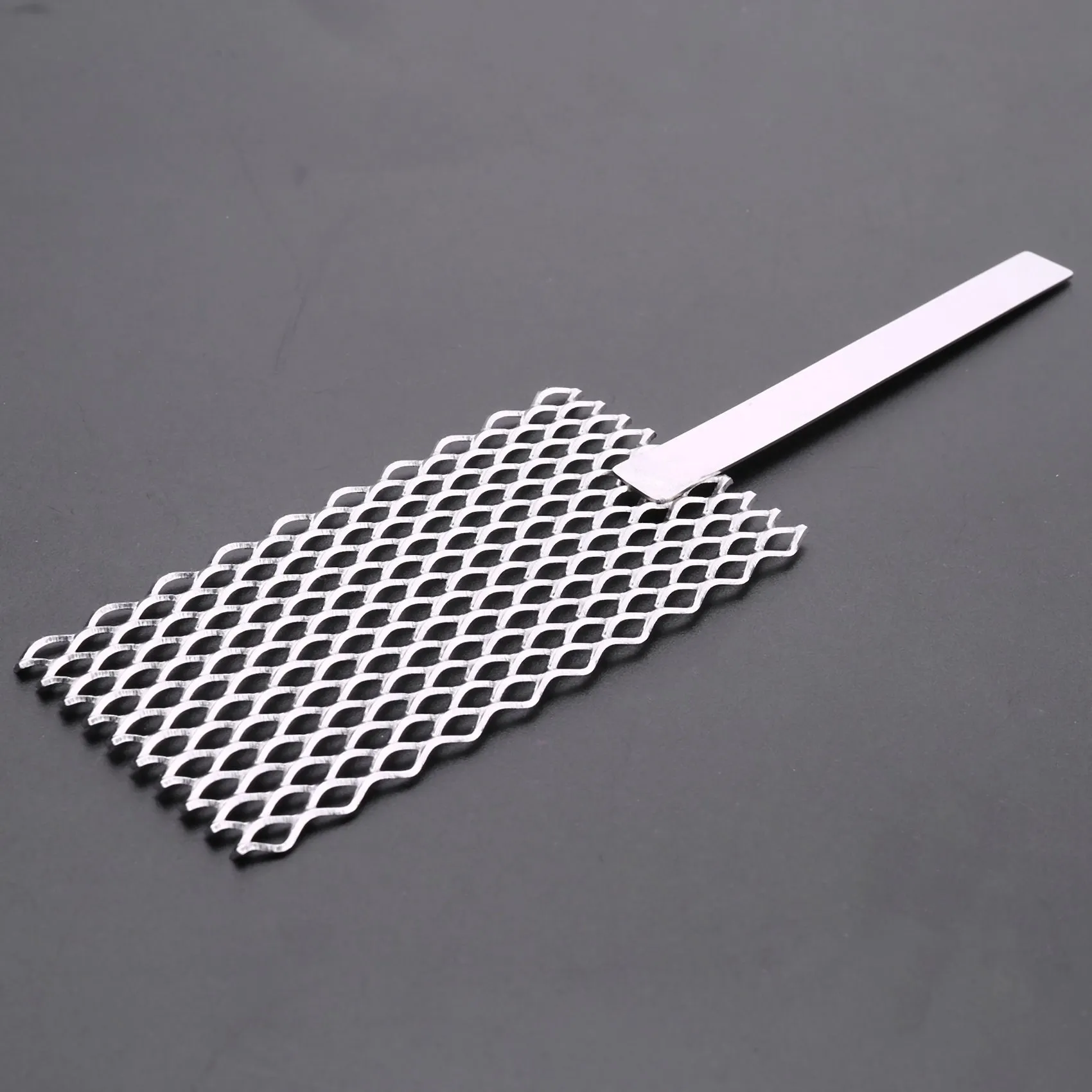 백금 티타늄 양극 로듐 보석 도금 플레이터 도구 메쉬, 손잡이가 있는 보석 도구, 보석상용 메쉬, 20x5cm