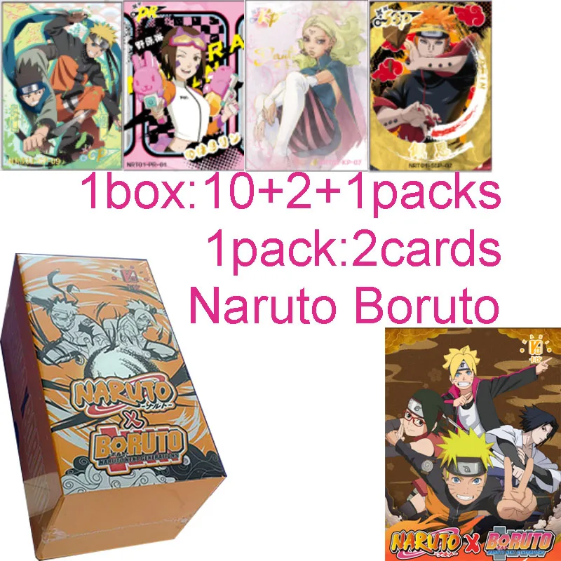 

2024 Newest Naruto Cards Hinata Sakura Sasuke Booster Box TCG Hobby Gift