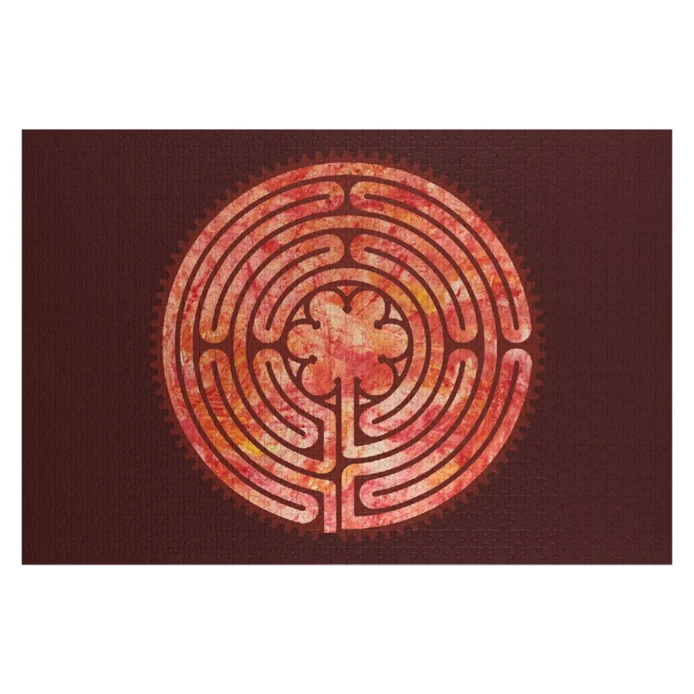 Labyrinth Orange & Brown Jigsaw Puzzle Baby Wooden Personalised Jigsaw Woodens For Adults Christmas Toys Puzzle