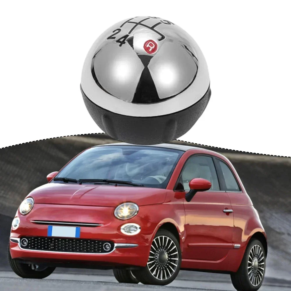5 Speed Shift Knob Plastic Gear Shift Knob For FIAT For 500 2007 -2018 Gear Shift Handle Replacement Parts Interior Parts