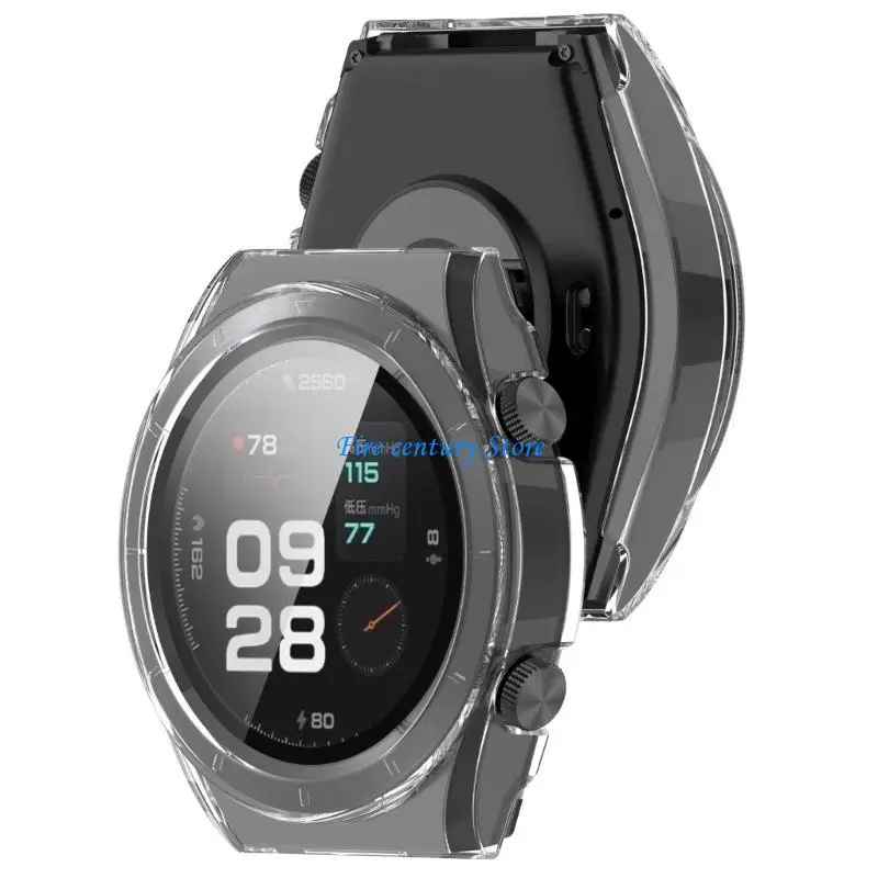 J6PA Tempered Glass Film Screen Protector All In Full Coverage Cover Anti-Scratch Shell Watch Howsing Sheeve for Watch H1
