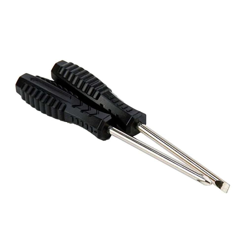 Slotted Cross Screwdrivers 2pcs set 3mm 4mm 5mm 97 117 145mm Black For Mobile Mini Multi-Function Phone Repaire