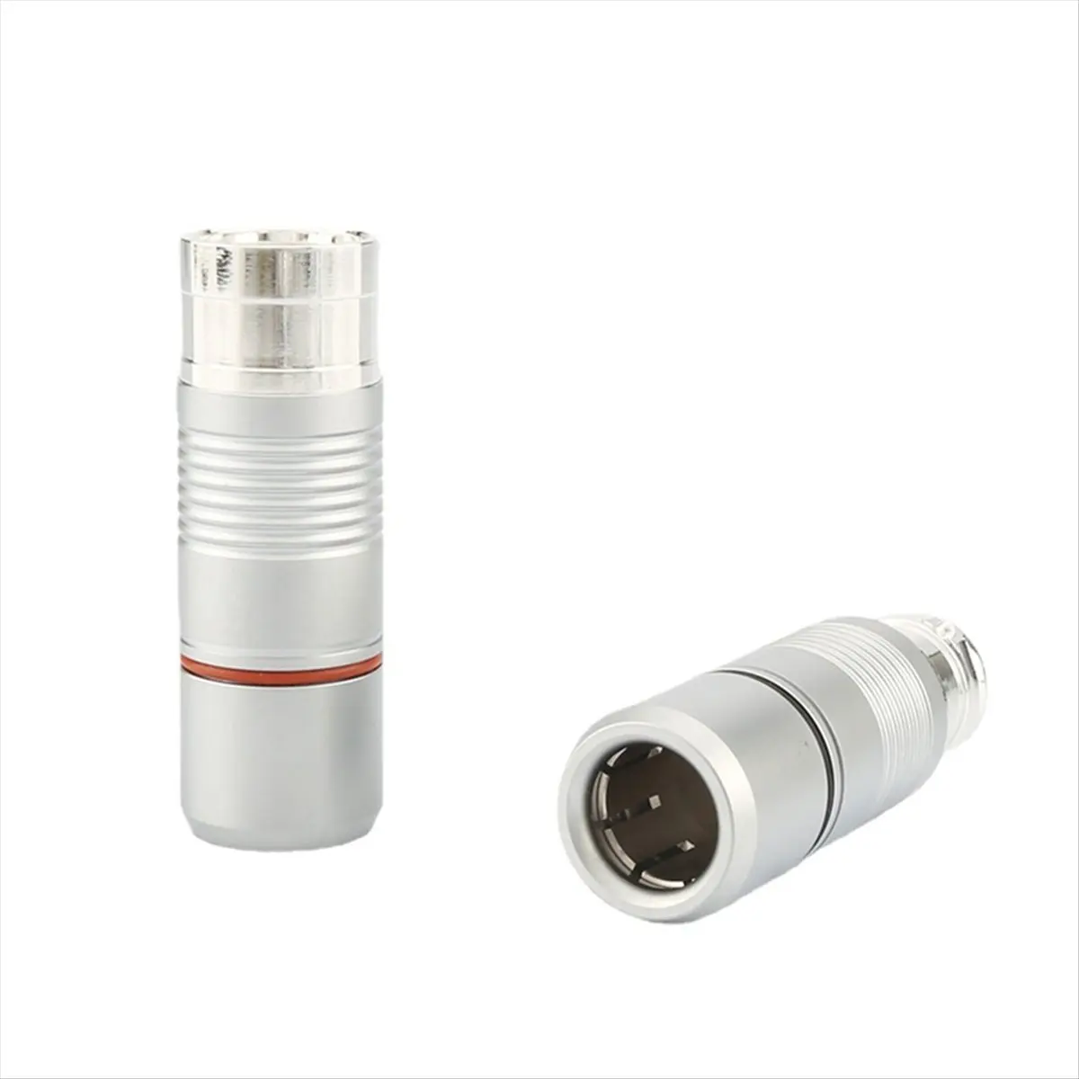 [2026 Trend]4pcs Silver Plated Copper Male Female XLR Connector Audio XLR Balance Plug Connector for Hifi Cable Plug