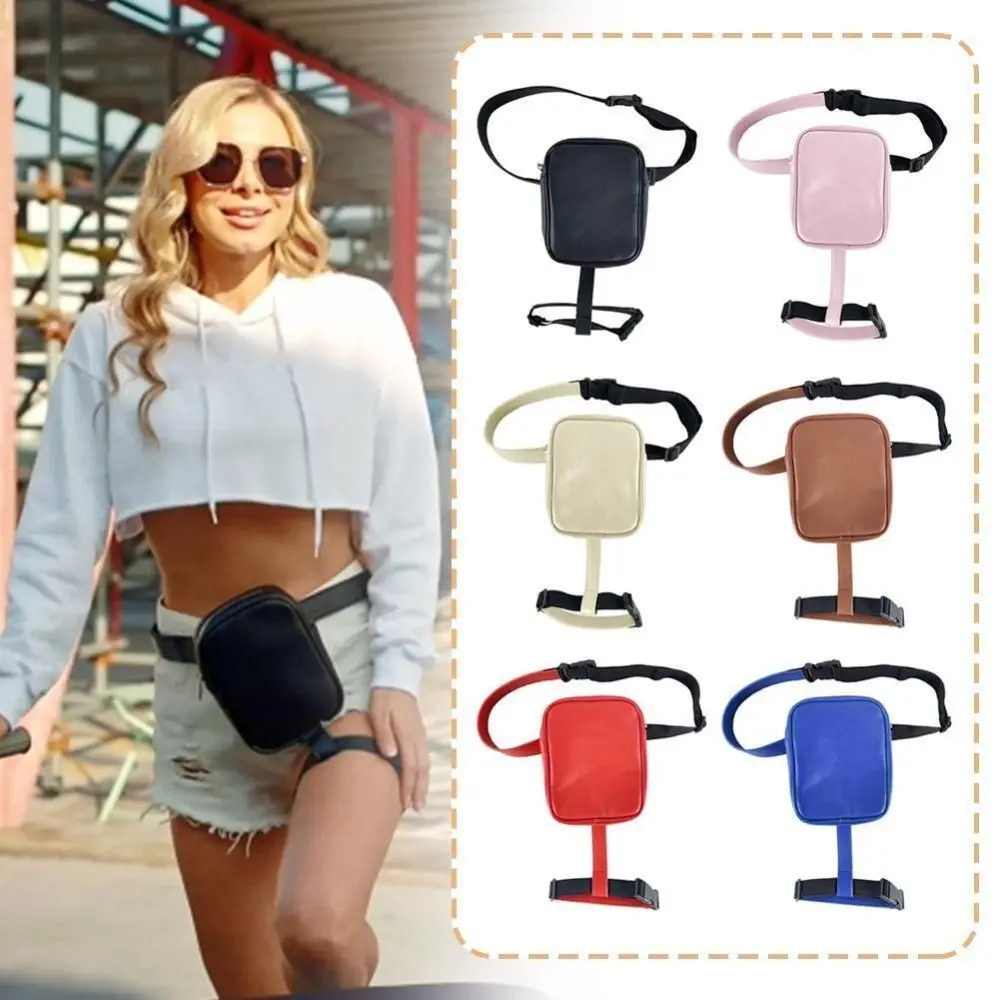 Women Leg Bag Leg Harness Bag Synthetic Leather Thigh Bag Sexy Lady Pack