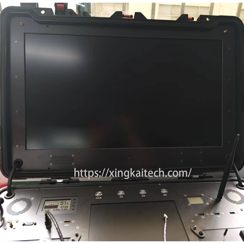 

VTOL RC Remote Controller portable Ground Control Station with Rugged Ground Computer Long Time and Screen