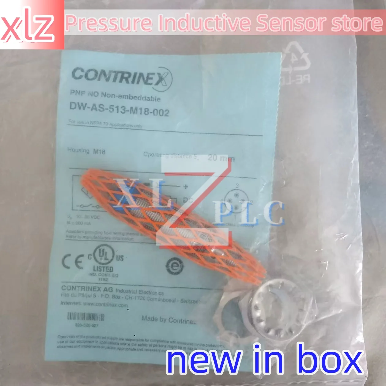 在庫あり DW-AS-513-M18-002 新型センサー近接スイッチ DW-AS-503-P20