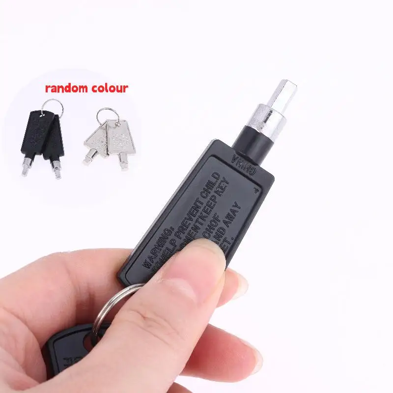 2Pcs Freezer Refrigerator Door Key Lock Pentagon Keys Part Accessories For Haier Random Color