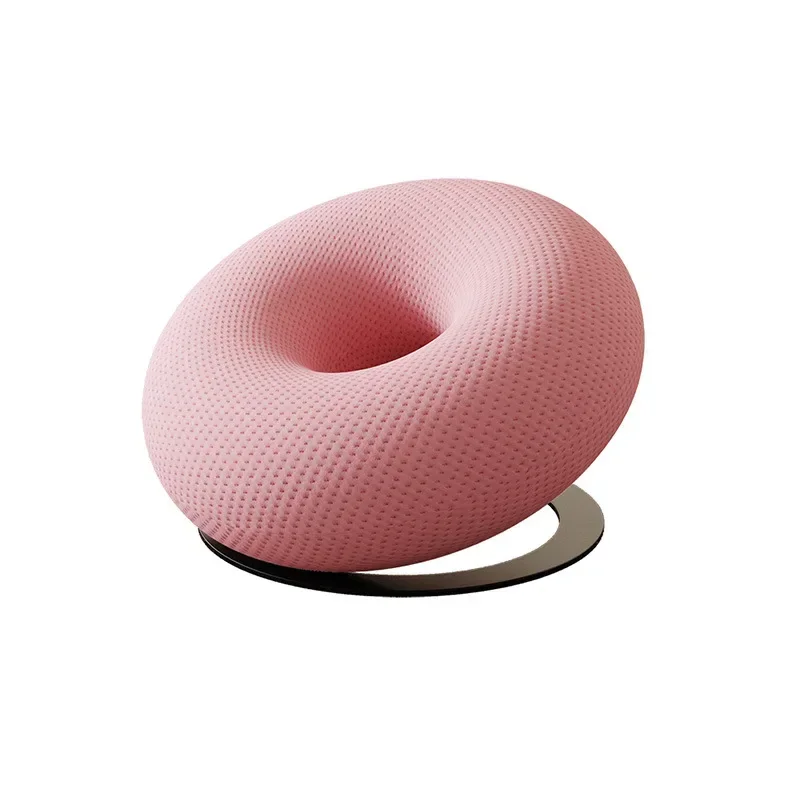 

Designer creative donut lounge chair Italian minimalist lazy sofa cute round low stool sofa living room