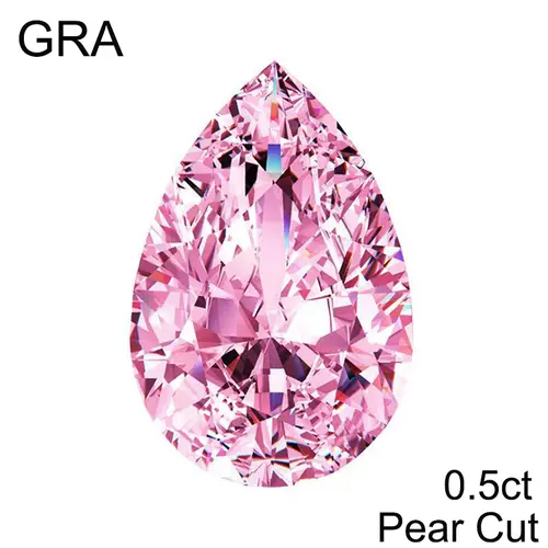 Pink Loose Moissanite 100% Real Lab Gemstone Stones For Women Jewelry Diamond Ring Material GRA Round/Pear/Emerald/Oval Cut - Image 11