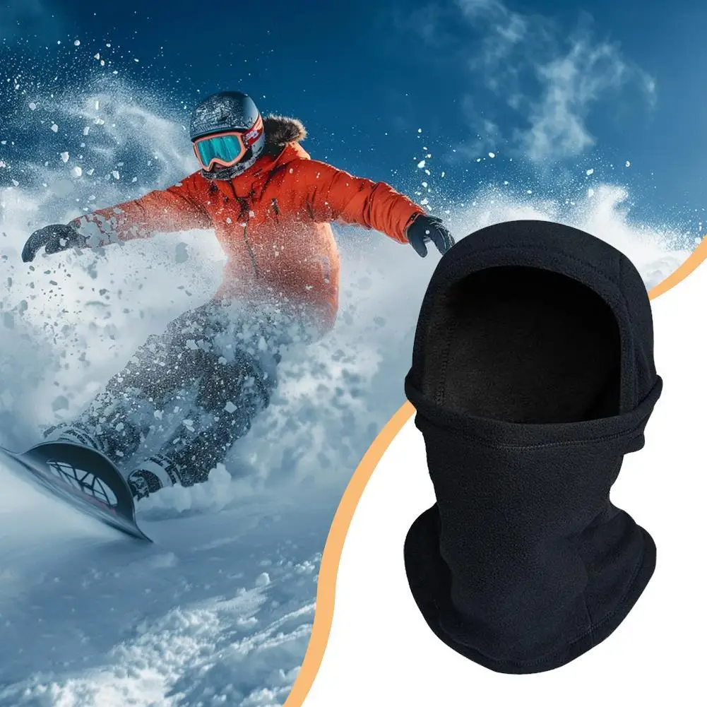 

Winter Fleece Warm Full Face Cover Hat Outdoor Cold-proof Ski Cycling Motorcycle Mask Helmet Lining Men Women Warm Face Masks