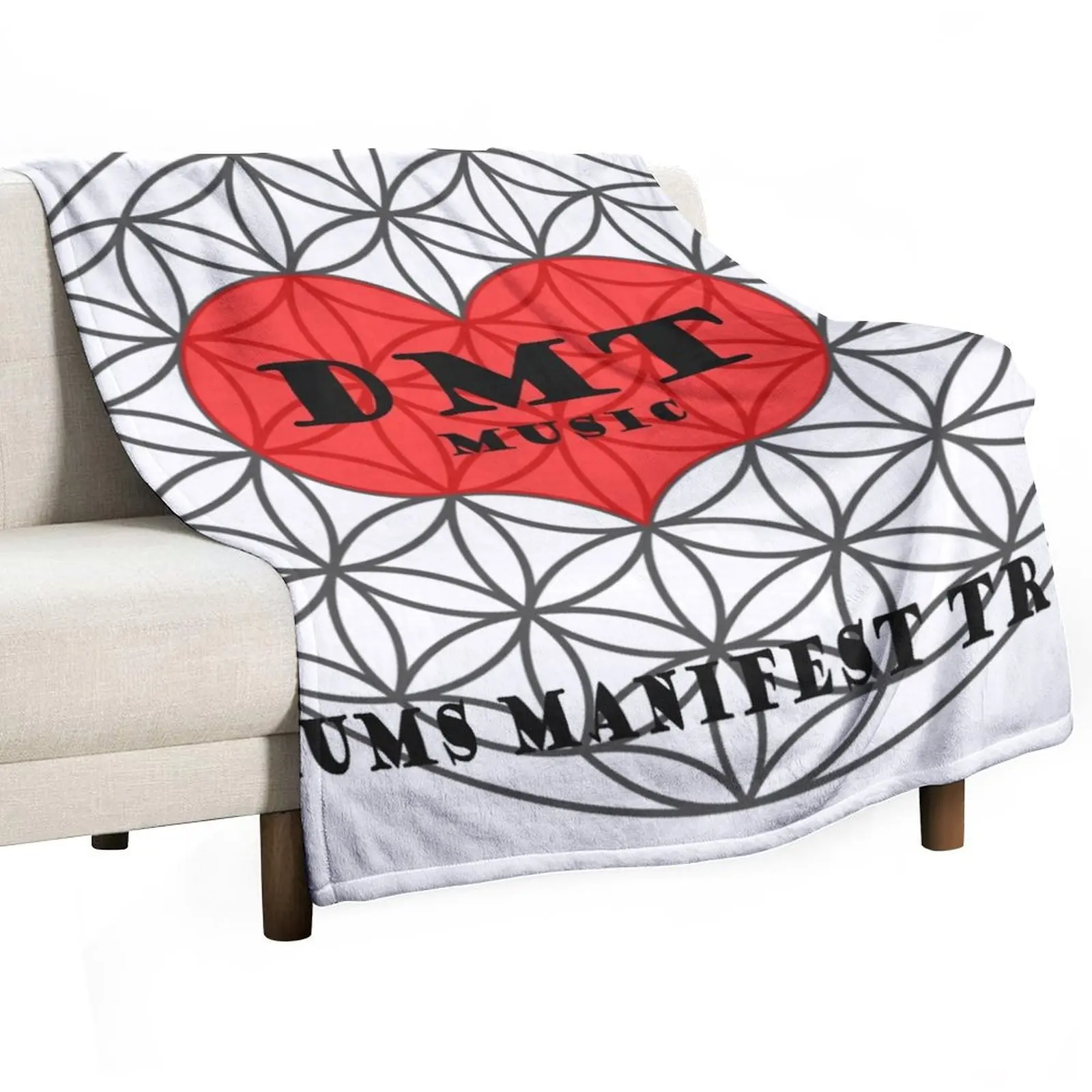 

Drums Manifest Truth - Official Band Logo 001 Throw Blanket For Decorative Sofa Sofa Throw Flannels Blankets