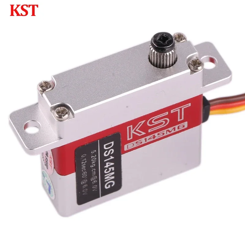 KST DS145MG 6V 5kg 0.12 SEC Hoge Precisie Metal Gear Digitale Wing Zweefvliegtuig Servo voor UAV RC Auto robot Arm Boot Helikopter