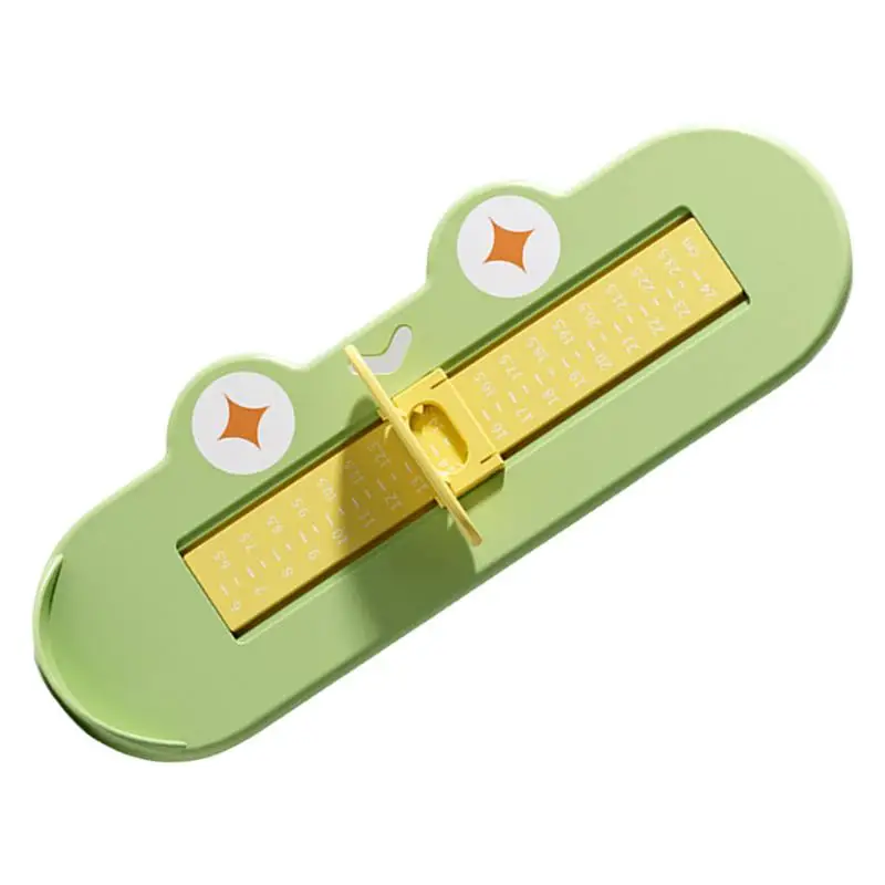 

Kids Foot Measuring Device Cute Frog Design Shoe Feet Measuring Ruler Sizer Kids Foot Length Measure Gauge Foot Measuring