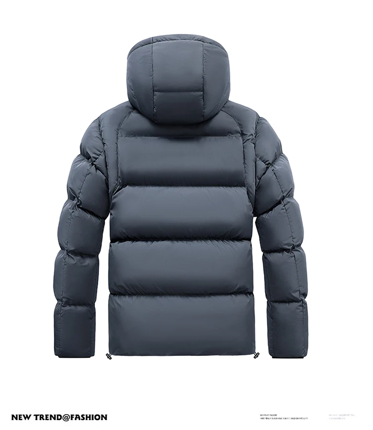 Men High Quality Hooded Parkas Men Plus Size Short Parkas Men Loose Cotton Coat Winter New Warm Casual Versatile Daily Parkas