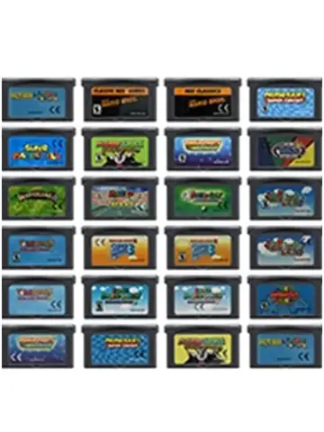 32 Bit Video Game Console Cartridge GBA Game Card Land 4 Supe mario Advance Mario Bros Kart Luigi Saga Party TENNIS Ware Inc