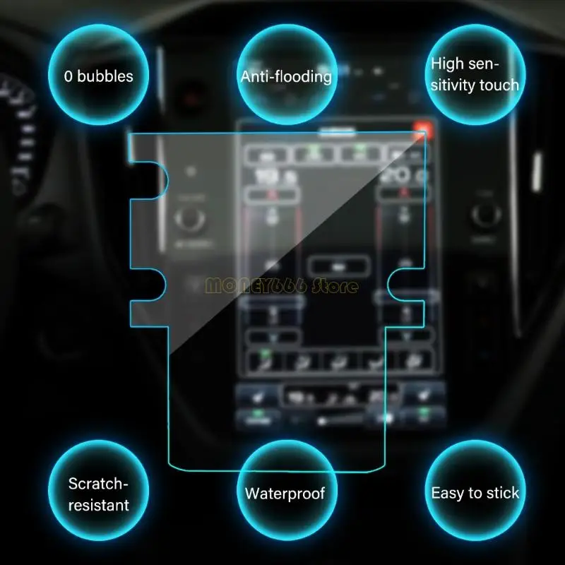 غطاء شاشة مقاوم لبصمات الأصابع F62C لهاتف فورستر 25 26 11.6 بوصة نظام ملاحة 9H حماية من الصدمات #4