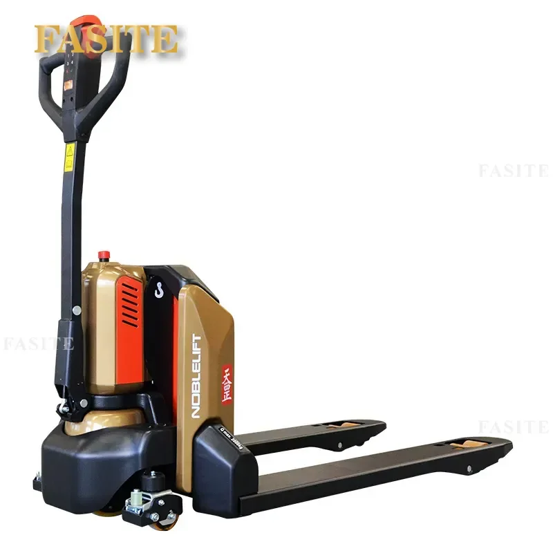 For 1.5T 2T Electric Pallet Truck Semi Electric Stacker Forklift Warehouse Logistics Lifting Tool Durable Compact Design