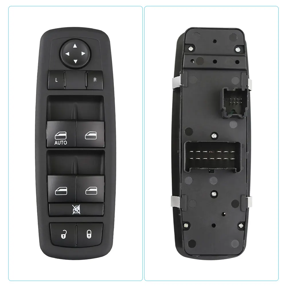 68084001AB Master Power Window Switch Driver Side 8 + 13 PinsFor Dodge Journey 2.4L L4 and 3.6L V6  OEM 68084001AD, 68084001AC