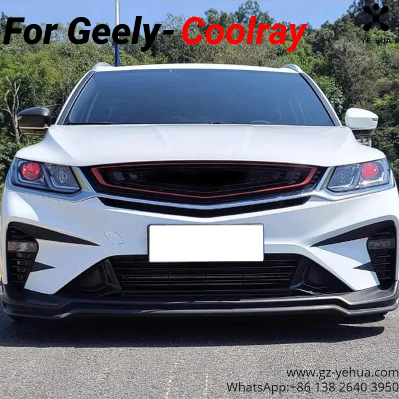 For Geely Coolray 2018-2021 BinYue Modified Colorful Front Fog Lamp Film Sticker Car Accessories for Vehicles Parts