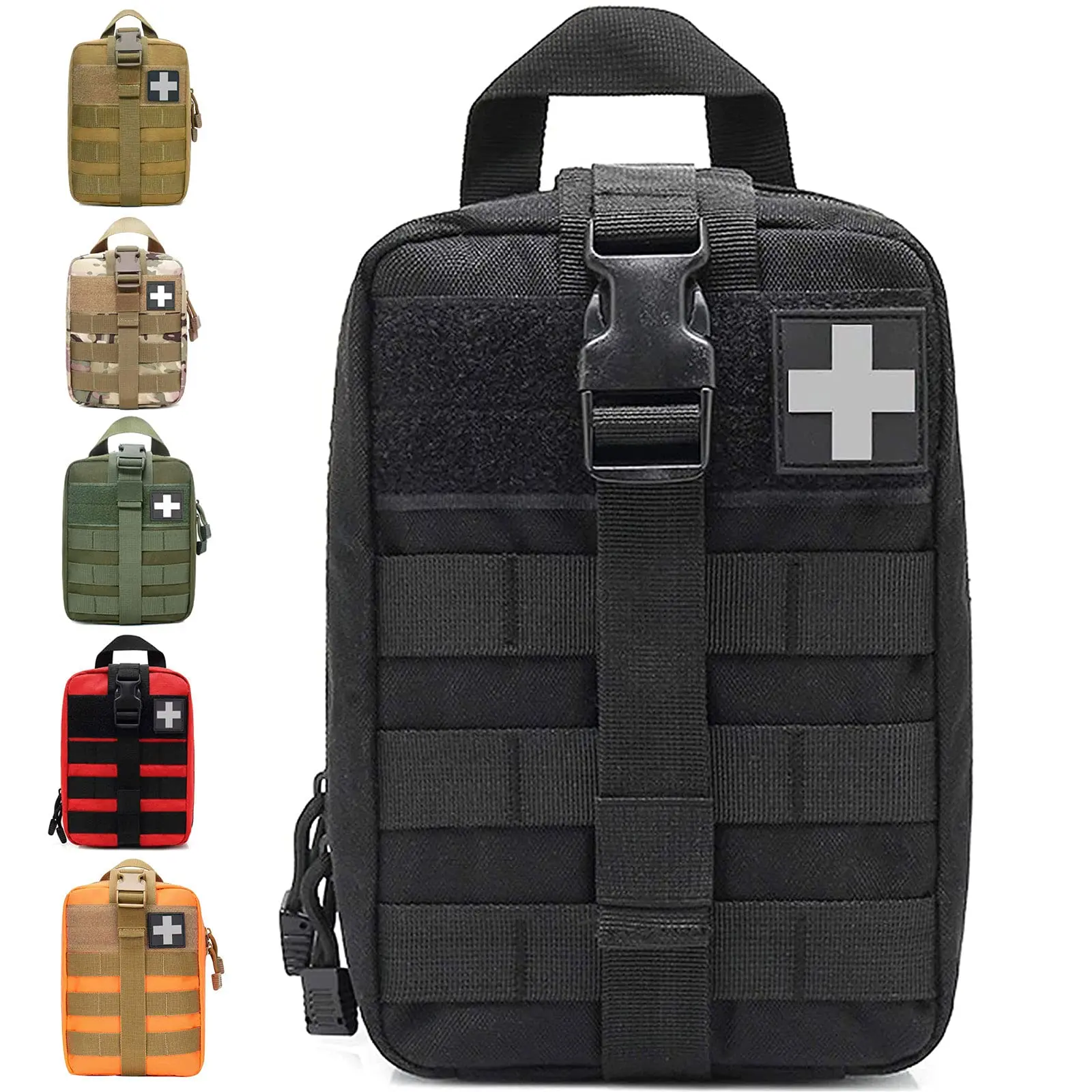 

1 шт., сумка EMT, медицинские сумки Molle с отрывом, аптечка первой помощи, сумка для выживания в чрезвычайных ситуациях для путешествий, походов на открытом воздухе