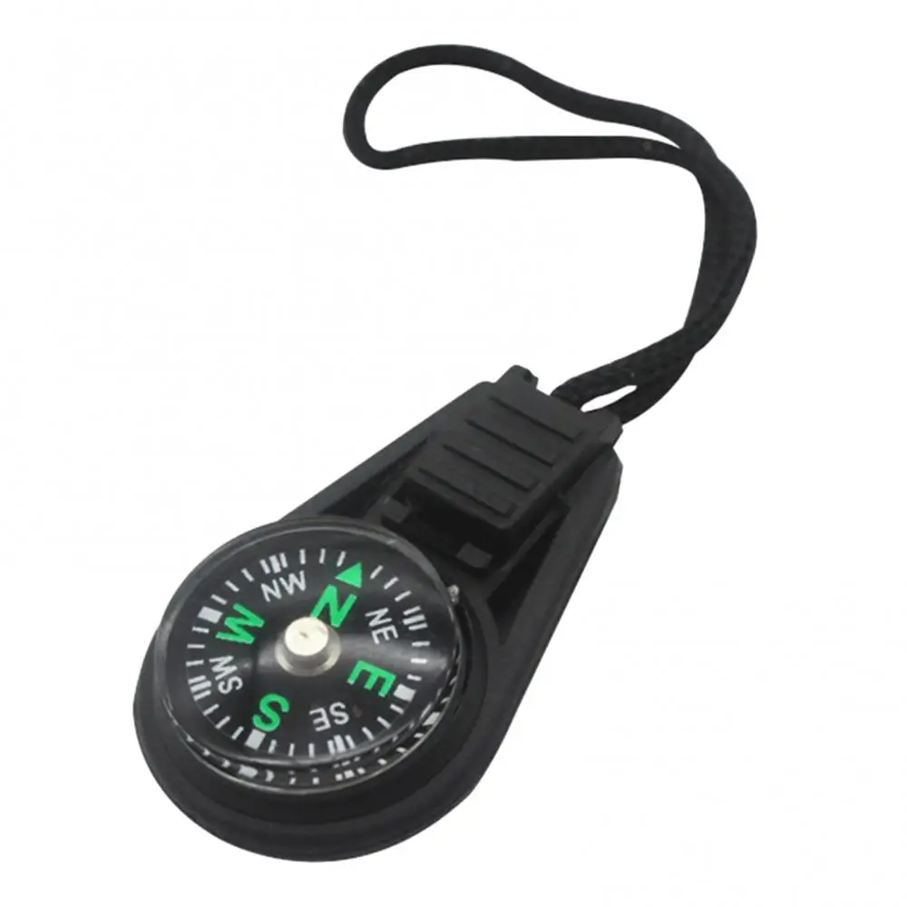 Portable Outdoor Camping Hiking Mini Pocket Lanyard Survival Compass Navigator