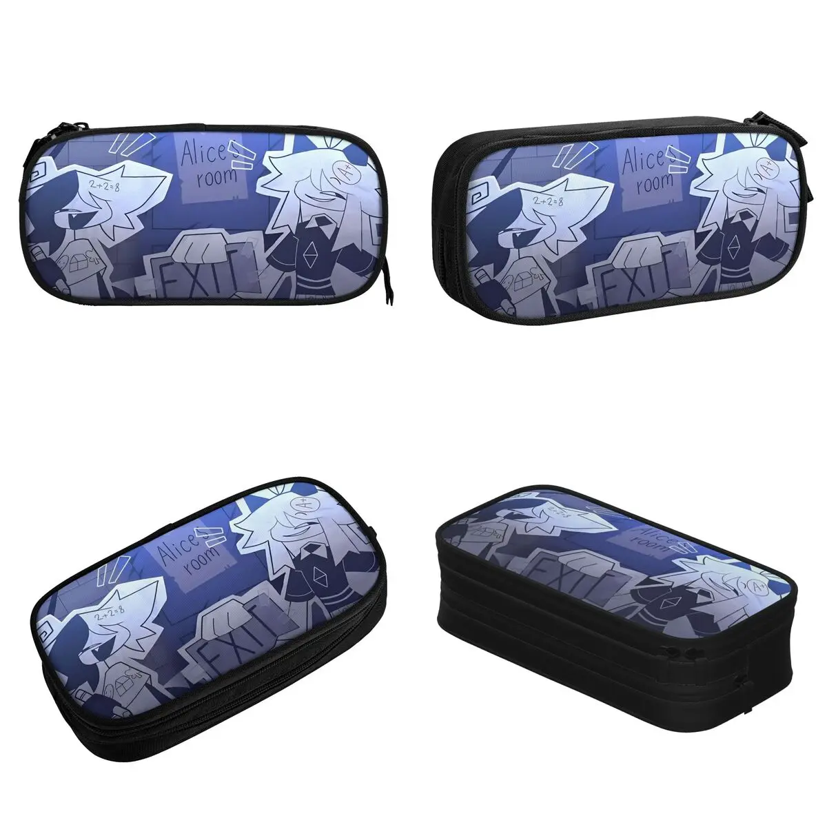 Cartoon Anime Miss Circle Pencil Cases Fundamental Paper Education Pencil Box Pen for Student Big Capacity Bag Students School