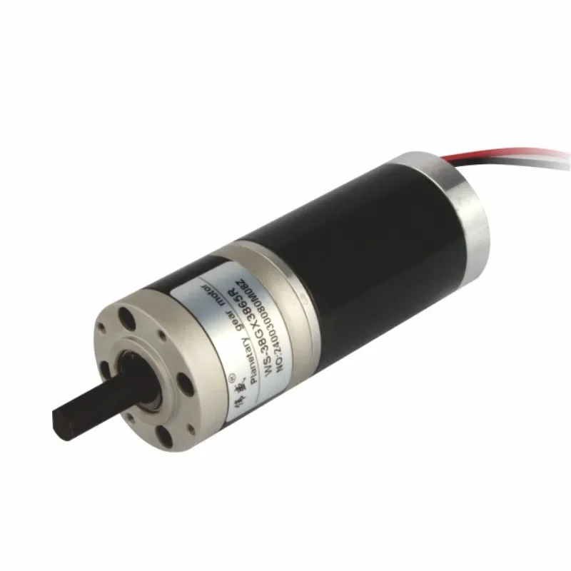 Planetary gear motor 12V24V DC gear slow steel tube motor 38mm reverse and reverse speed control motor