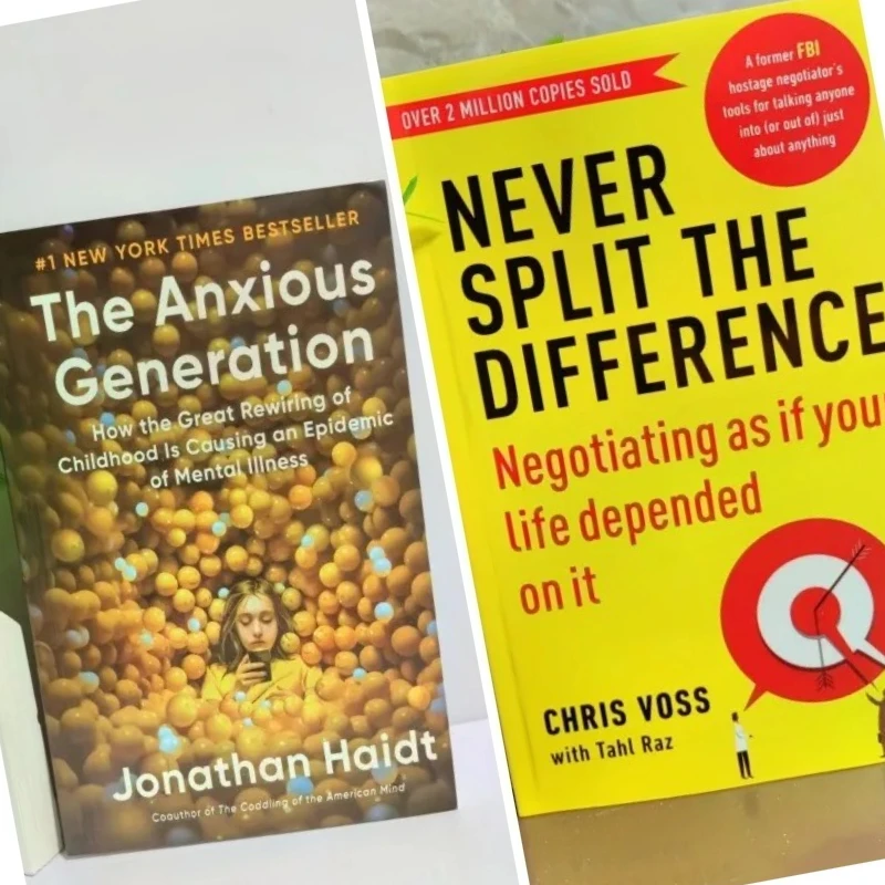 Anxiety Generation English Version and Strong Negotiation Control Conversation English Version philosophy books libreria