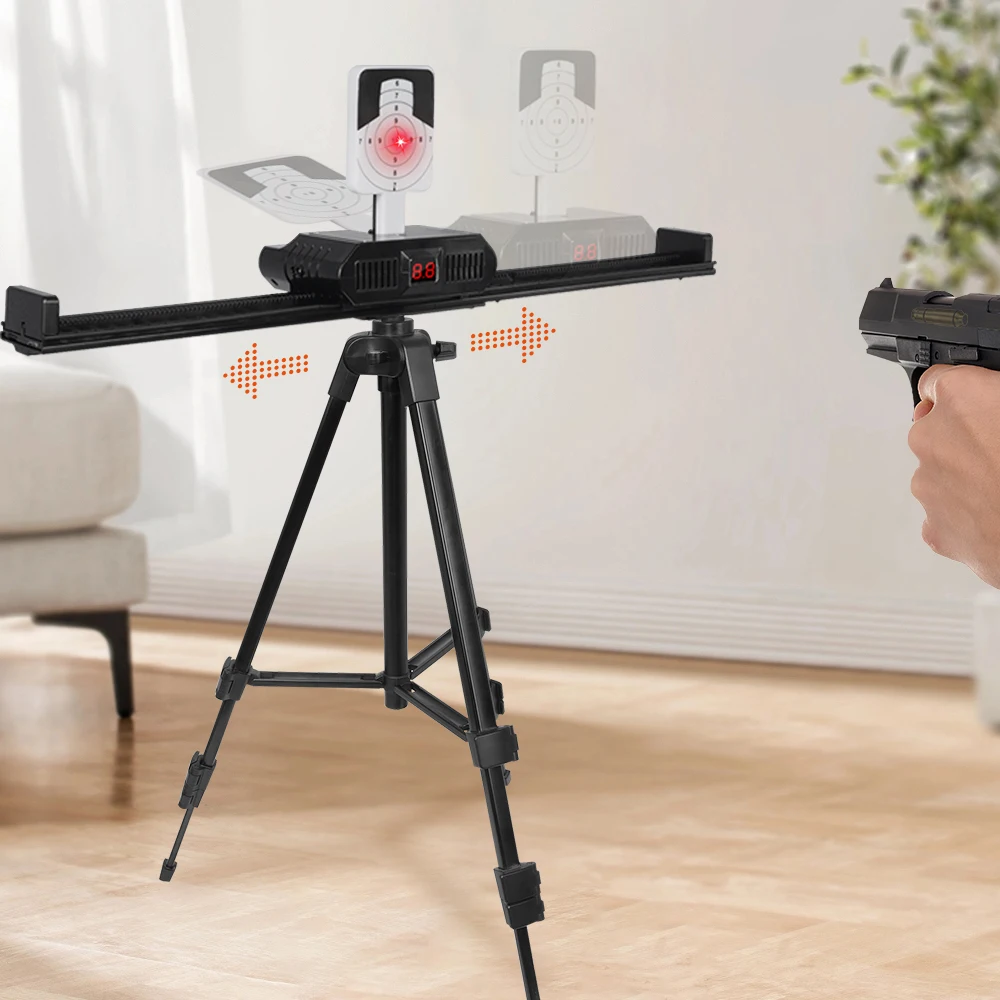 

Лазерный тренировочный картридж 308win и мобильное игрушечное устройство для лазерной мишени с кронштейном, вмещает стационарную мишень и мобильные целевые режимы.